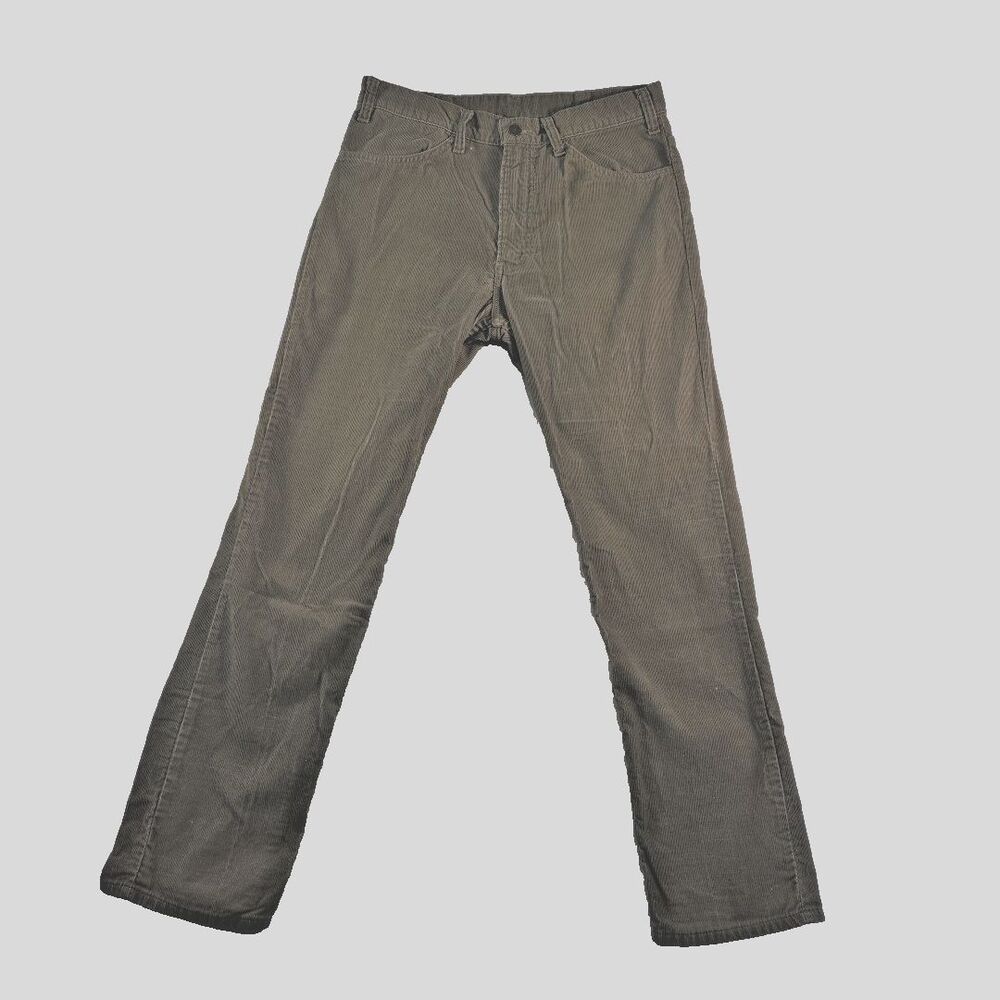 Vintage Levi's Corduroy Pants Men's Size 33" X 30" SF 207 Khaki 1982